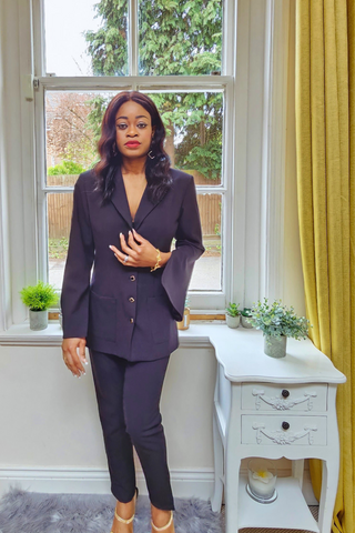 Noir Deluxe Cigarette Trousers- PREORDER