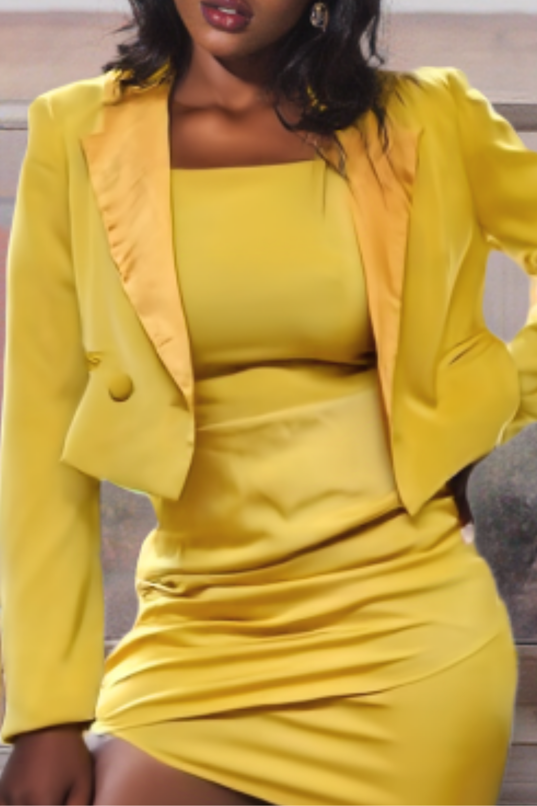 Honey Luxe Cropped Blazer